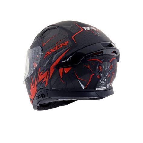 AXOR Apex Hunter Black Orange Helmet– Moto Central
