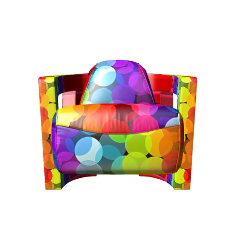 p3d.in - rainbow chair