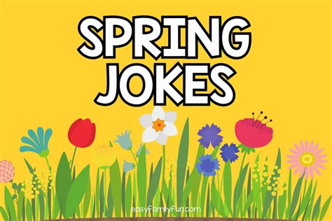 105 Best Spring Jokes For Kids To Make the Kids Giggle