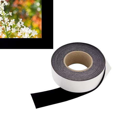 Buy 2 in x 60 ft - Vibrancy Enhancing Projector Screen Felt Tape Border ...