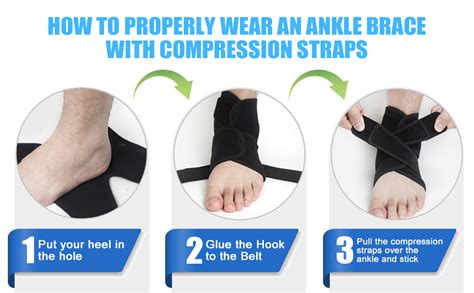 Buy kossto Premium Ankle Compression Brace, Adjustable Support Brace ...