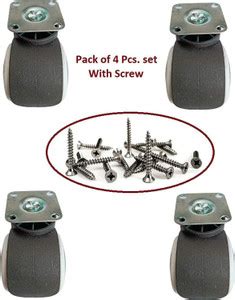 Lopvi Plate Type wheel for table/coller , set of 4 Appliance Furniture ...