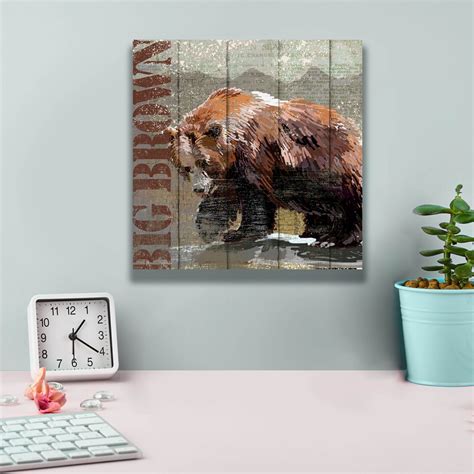 Millwood Pines 'Open Season Bear' by Art Licensing Studio Canvas Wall ...
