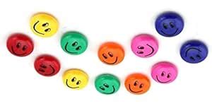 Buy KRAFTMASTERS 30MM Round Cartoon Emoji Smile Smiley Face Fridge ...