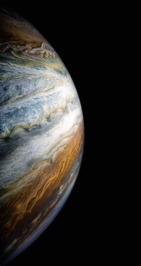 Jupiter's Colorful Cloud Belts | Hintergrundbild weltraum, Weltraum und ...