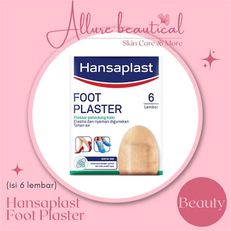 Jual Hansaplast Foot Plaster Pelindung Kaki Luka Kapalan Isi 6 lembar ...