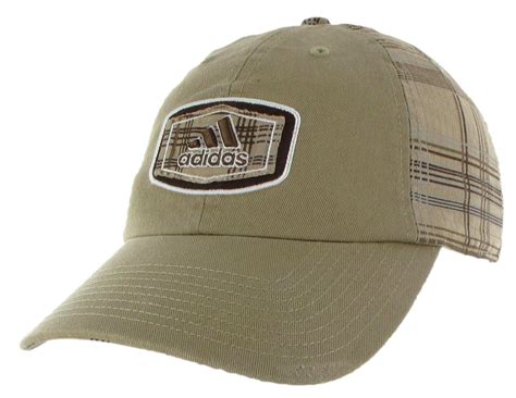 adidas Men's Caster Cap (Washed Khaki/Espresso/Natural Beige, One Size ...