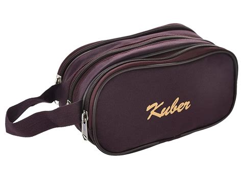 Rexine Travel Toiletry Kit w/ Carrying Strap (Wine) 54KM4279 ...