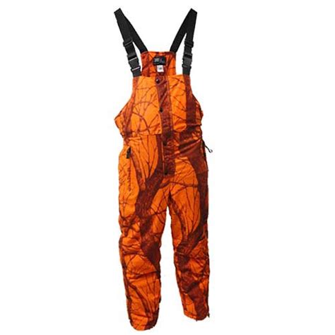 World Famous Sports Men's Blaze Orange Camo Bib Overalls | Sherper's