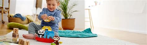 LEGO DUPLO My First Balancing Animals Building Blocks for Kids (15 Pcs ...