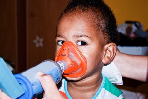 Image result for Toddler Using Inhaler
