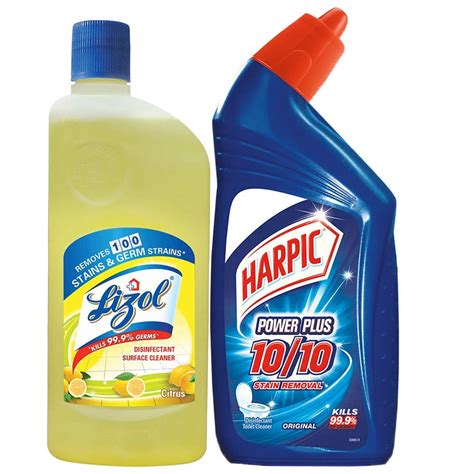 Lizol - 500 ml with Harpic Original - 500 ml : Amazon.in: Health ...
