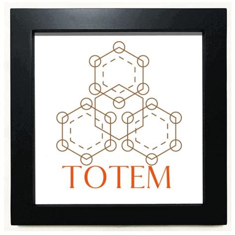 no/no Hexagonal Composite Center Point Black Square Frame Picture Wall ...