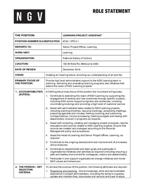 Fillable Online LEARNING PROJECT ASSISTANT Fax Email Print - pdfFiller