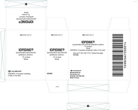 DailyMed - IOPIDINE 1%- apraclonidine hydrochloride ophthalmic solution solution/ drops