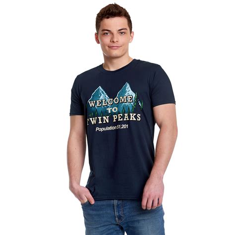 Twin Peaks - Welcome to Twin Peaks Blue T-Shirt | Twin peaks | Elbenwald