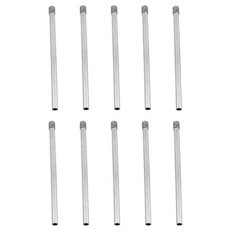 UPTODATETOOLS Diamond Coated Drill 10PCS 3mm Hole Saws Bits for Glass ...