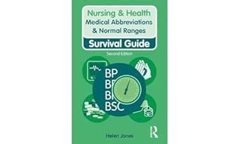 Buy Medical Abbreviations & Normal Ranges: Survival Guide (Nursing and ...