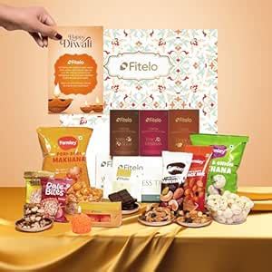 Fitelo Premium Diwali Gift Hamper 2025 | 23-in-1 Healthy Gift Box with ...