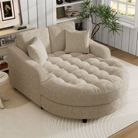 Everly Quinn Modern Tufted Upholstered Indoor Chaise Lounge Sofa ...