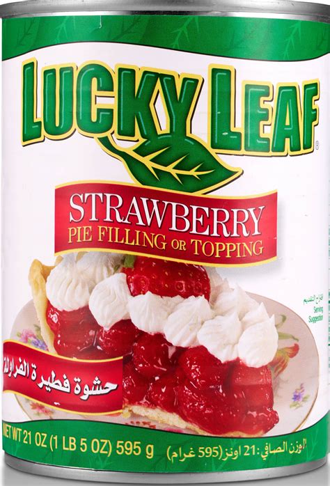 LUCKY LEAF STRAWBERRY PIE FILLING 21oz - OPTC