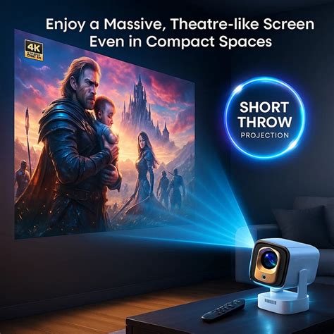 Maizic Smarthome CineGo Max View Smart Projector | 1080P FHD Native, 4 ...