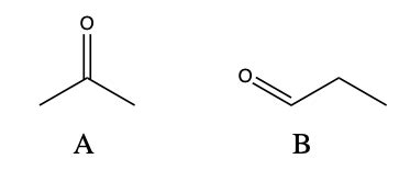 Image result for C3H6O Structural Formula