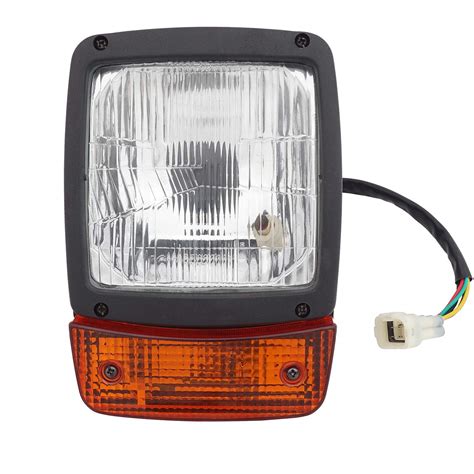 UNO Minda HL-5668M Head Light - Amber Indicator for JCB Jcb 4Dx ...