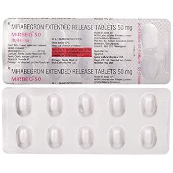Mirbeg-50 - Strip of 10 Tablets : Amazon.in: Health & Personal Care