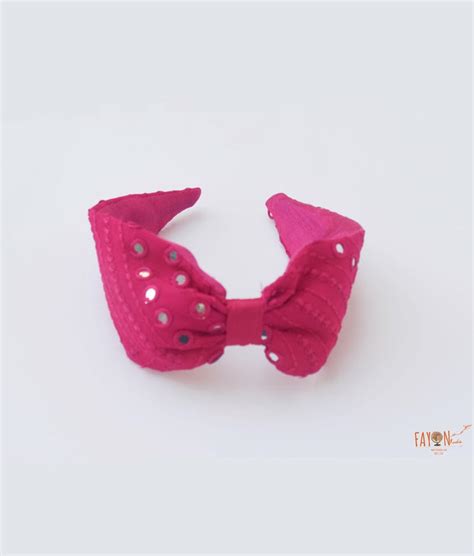 Hot Pink Mirror Hairband – FayonKids