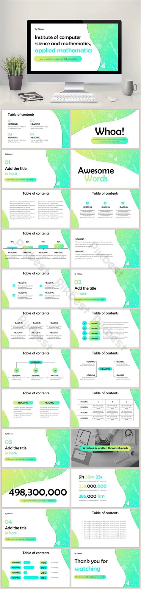 Computer Science PowerPoint Template 的图像结果