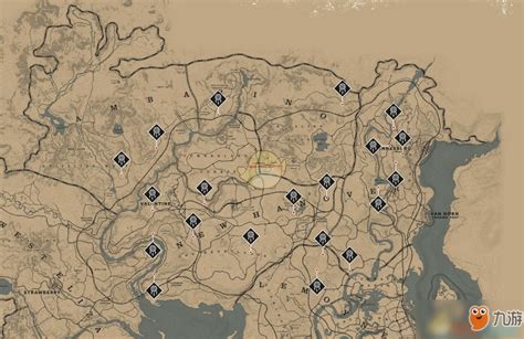 《荒野大镖客2》分析完整版地图 地图大吗_九游手机游戏