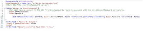 Image result for Write PowerShell Script for Password Reset