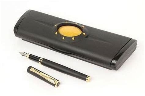 PIERRE CARDIN GOLDEN EYE MATTE BLACK GOLD TRIM FOUNTAIN PEN PACK OF 1 ...