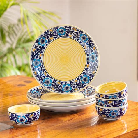 Dinner Set - Buy Ceramic Dinnerware Sets Online in India – ExclusiveLane