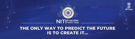 NITI AAYOG, India | NITI Frontier Tech Hub