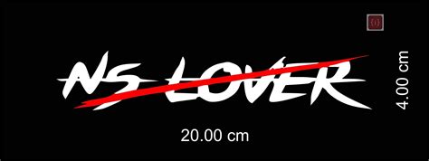 ISEE 360® Ns Lover Ns 200 Sticker for Bike Pulsar Sides Front Helmet ...