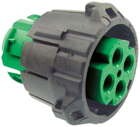 121583-0002 ITT Cannon | ITT Cannon, APD 4 Pole Din Plug, DIN 72585, 48 ...