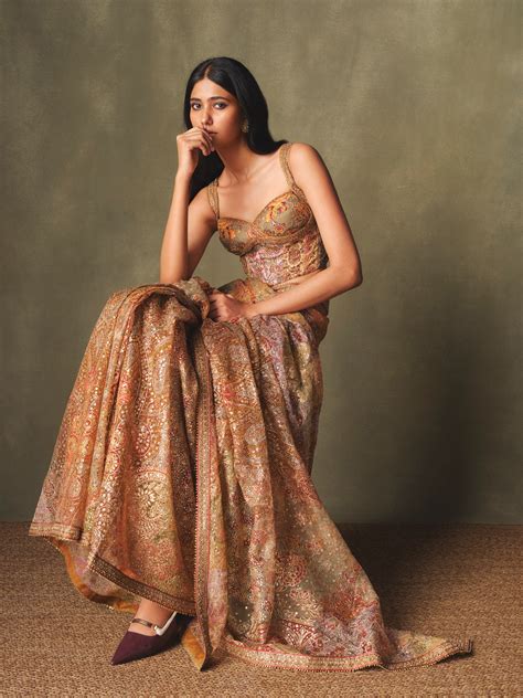 #ELLEFirstLook: Ritu Kumar's Couture Collection Weaves Vibrancy ...