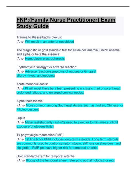 Image result for NP Exam Study Guide