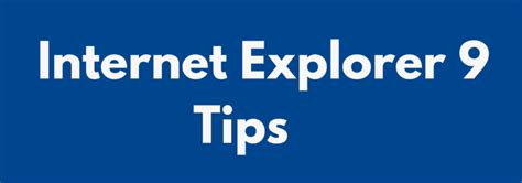 Image result for Internet Explorer Tips