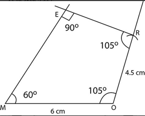 In the figure a tangent is drawn through p.