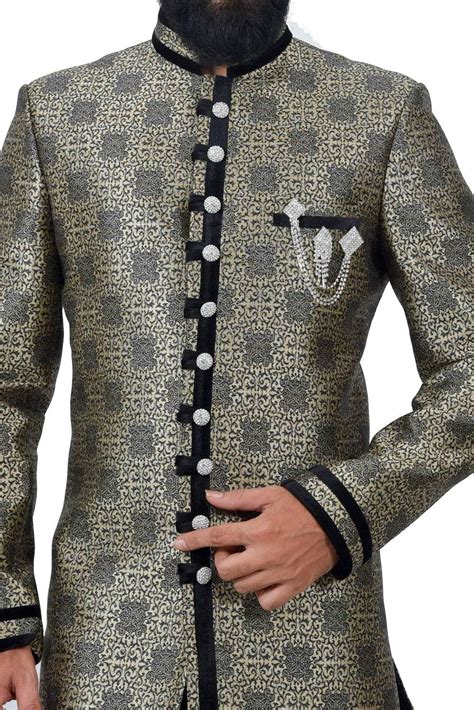 Saris and Things Multi Art Brocade Silk Traditional Indian Wedding ...