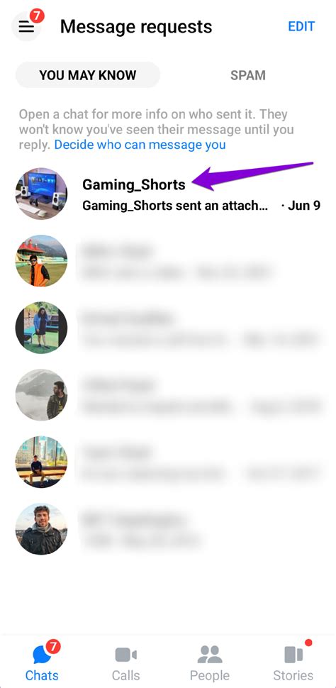 Image result for Messenger Notification History