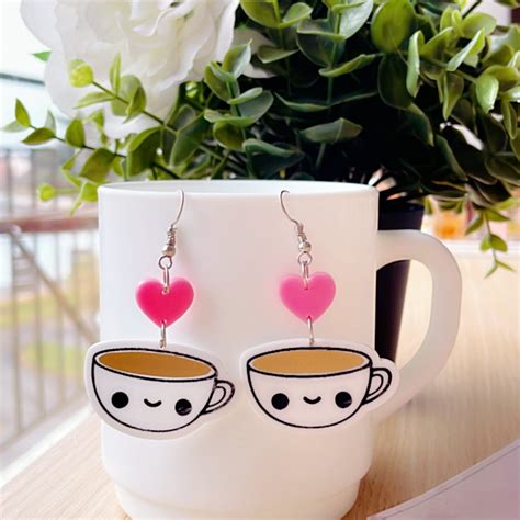 Candid Coffee Earrings – Nian by Nidhi