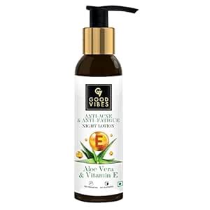 Buy Good Vibes Plus Anti-Acne and Anti-Fatigue Night Face Lotion - Aloe ...