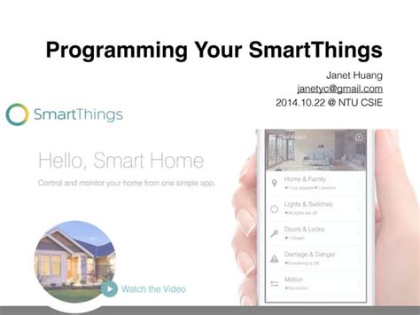 Image result for Smart Things Programming