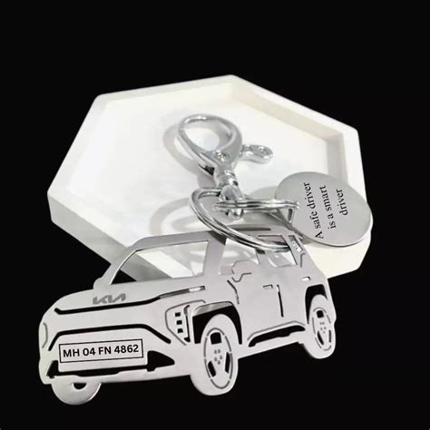 Personalised Car Keychain | KIA CARENS KEYCHAINS – Ampkrafts