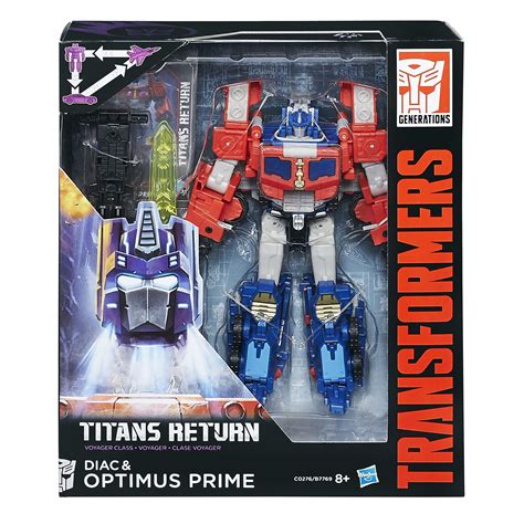 TRANSFORMERS Generations Titans Return Voyager Class Optimus Prime and ...