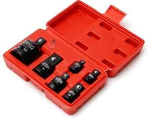 Artnery 6PCS Heavy Duty Pneumatic Air Impact Adapter & Reducer Set for ...
